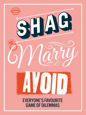 cover image of Shag, Marry, Avoid